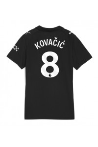 Manchester City Mateo Kovacic #8 Fotballdrakt Borte Klær Dame 2025-26 Korte ermer